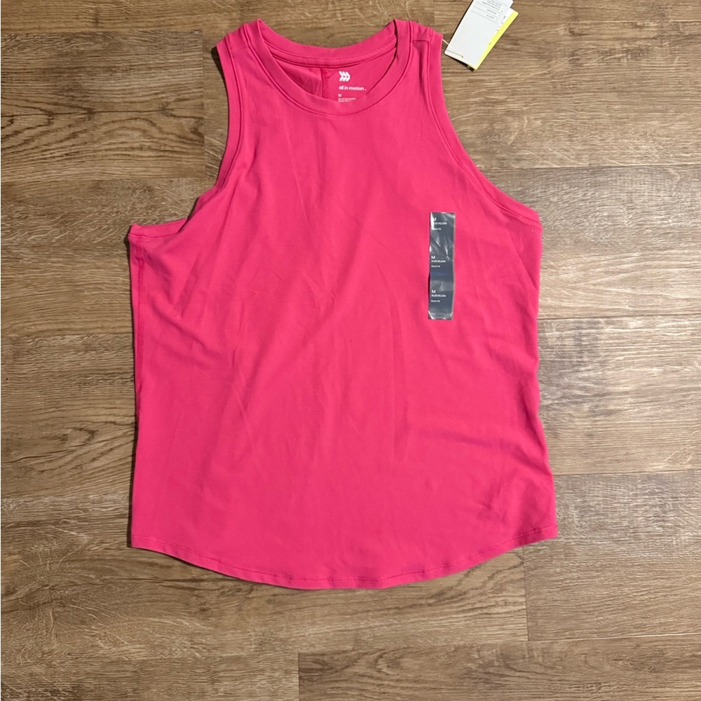 NWT All in Motion Bright Pink Activewear Top